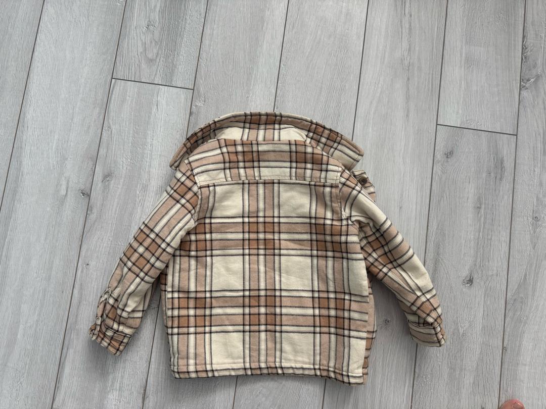 GAP Утепленная рубашка-куртка в клетку baby GAP — фото 2