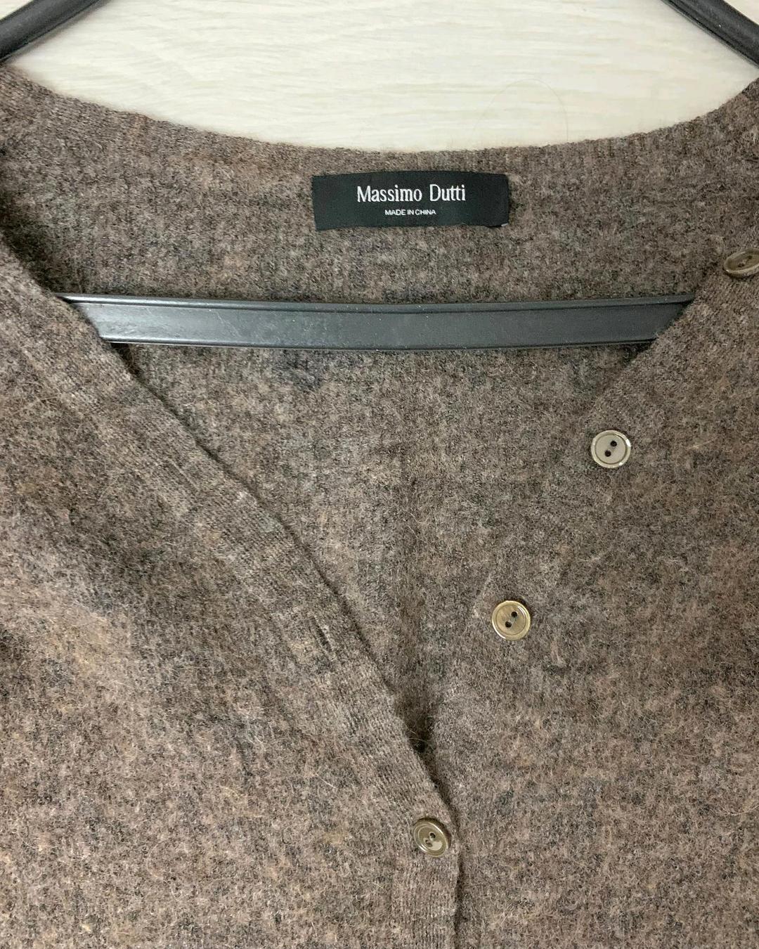 Massimo Dutti Женский коричневый кардиган — фото 2