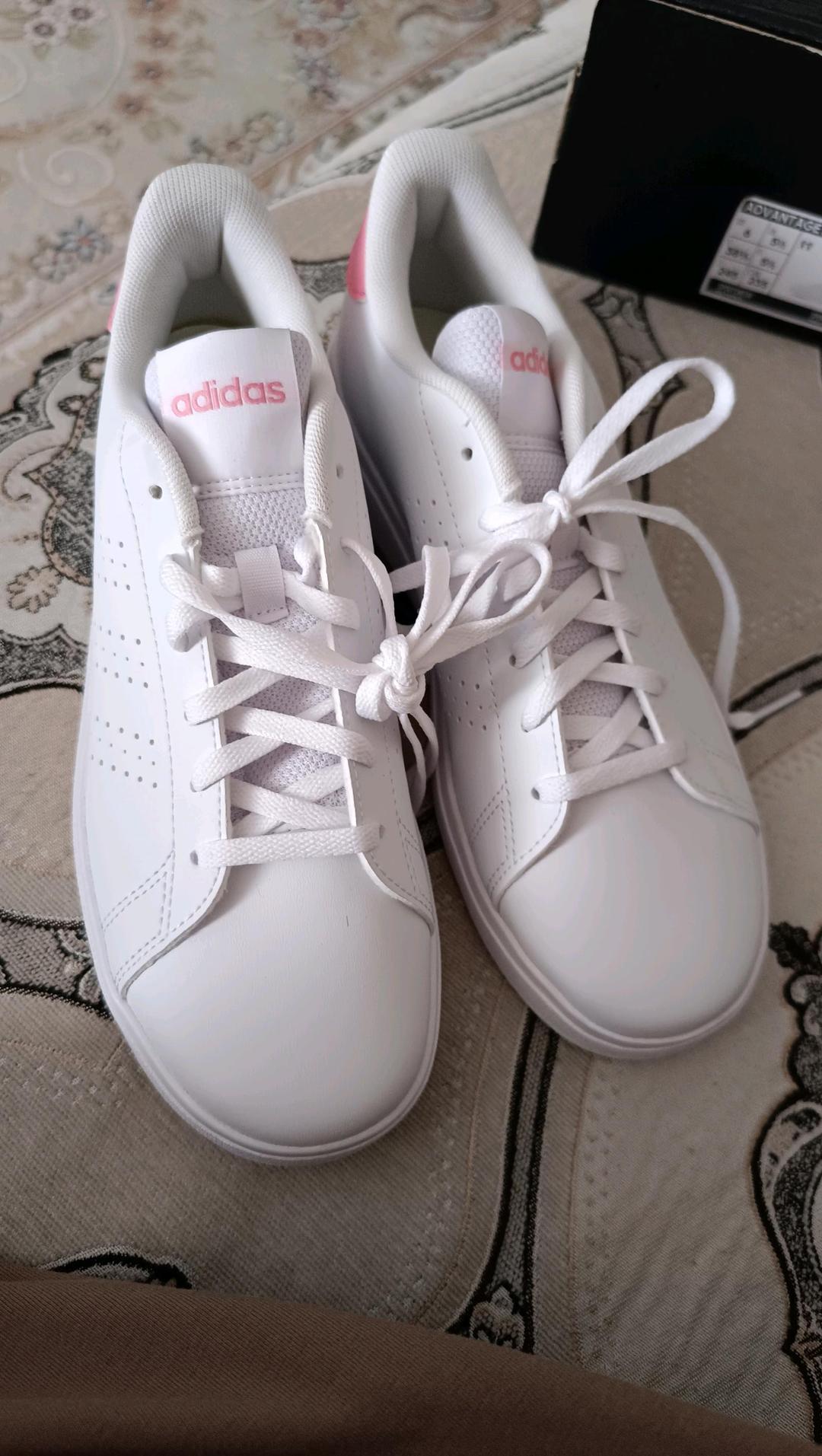 Adidas Кеды adidas Advantage Base 2.0 ID3886 белый, розовый 38.5 — фото 2