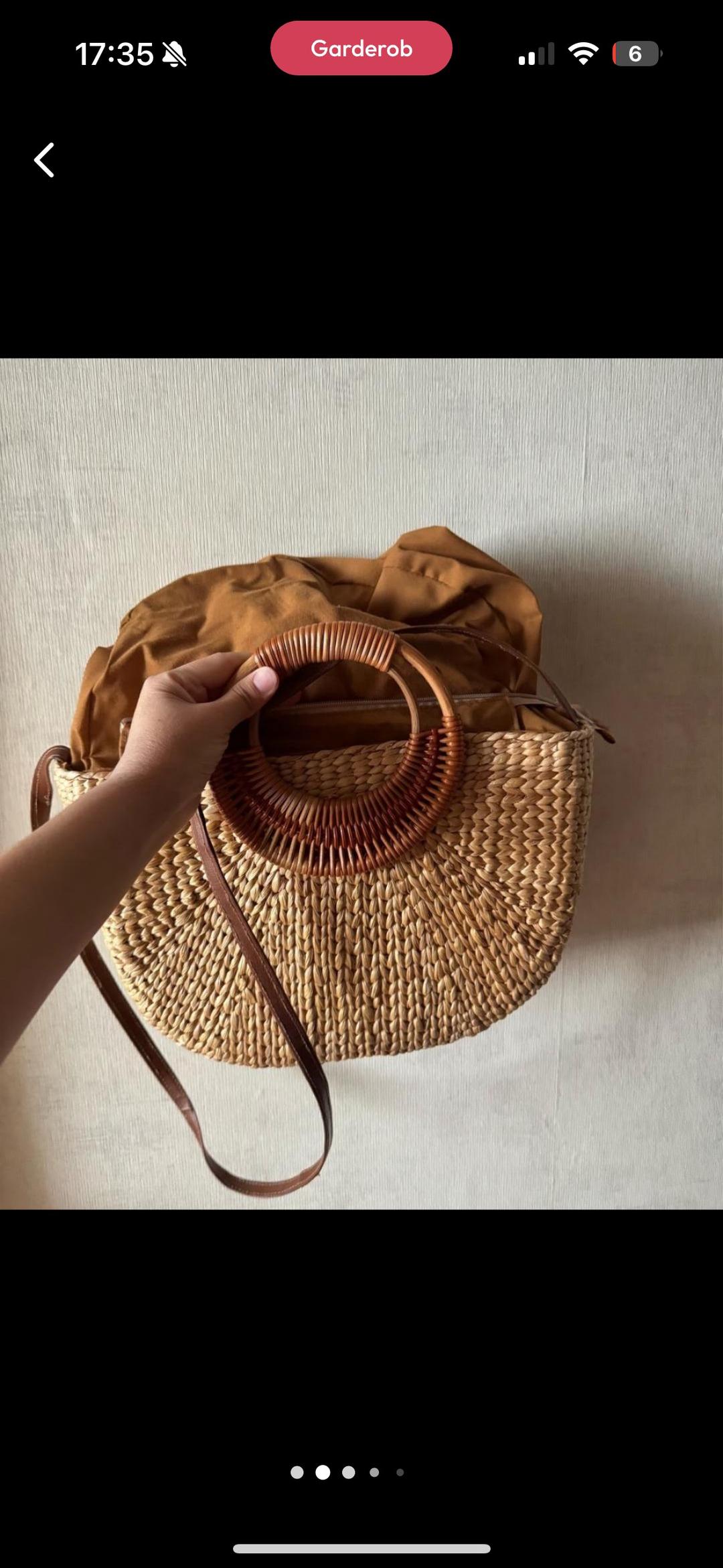 Handmade (ручная работа) Плетеная сумка — фото 2