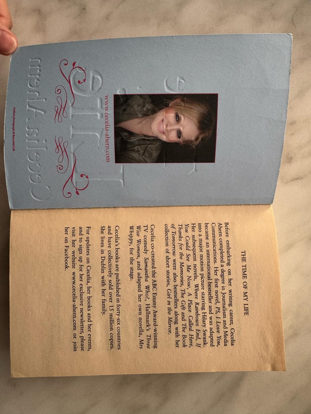 Сесилия Ахерн Книга «The Time of my Life» Сесилия Ахерн — фото 2