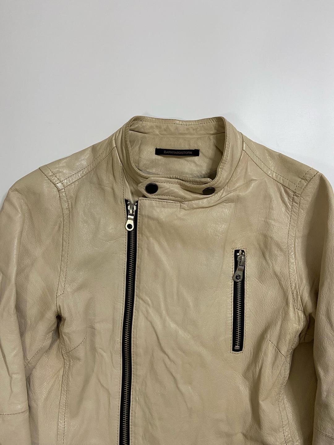 Barnyard Storm Barnyard Storm biker leather jacket — фото 2