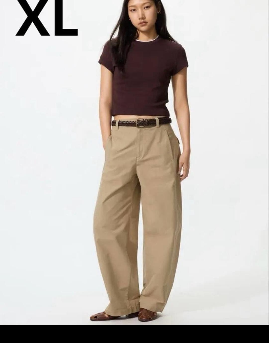 Uniqlo Брюки/Слаксы Barrel leg от UNIQLO размер ХЛ (46-48р) — фото 2