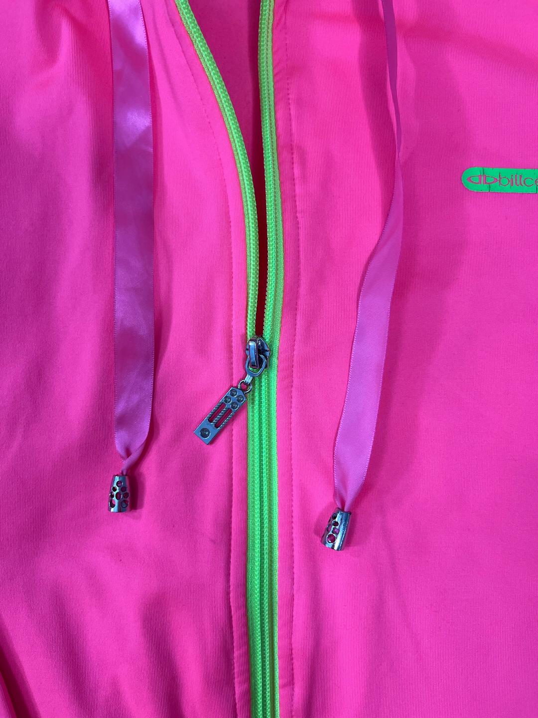 Billce Яркая спортивная олимпийка / Худи на молнии Neon Pink — фото 2