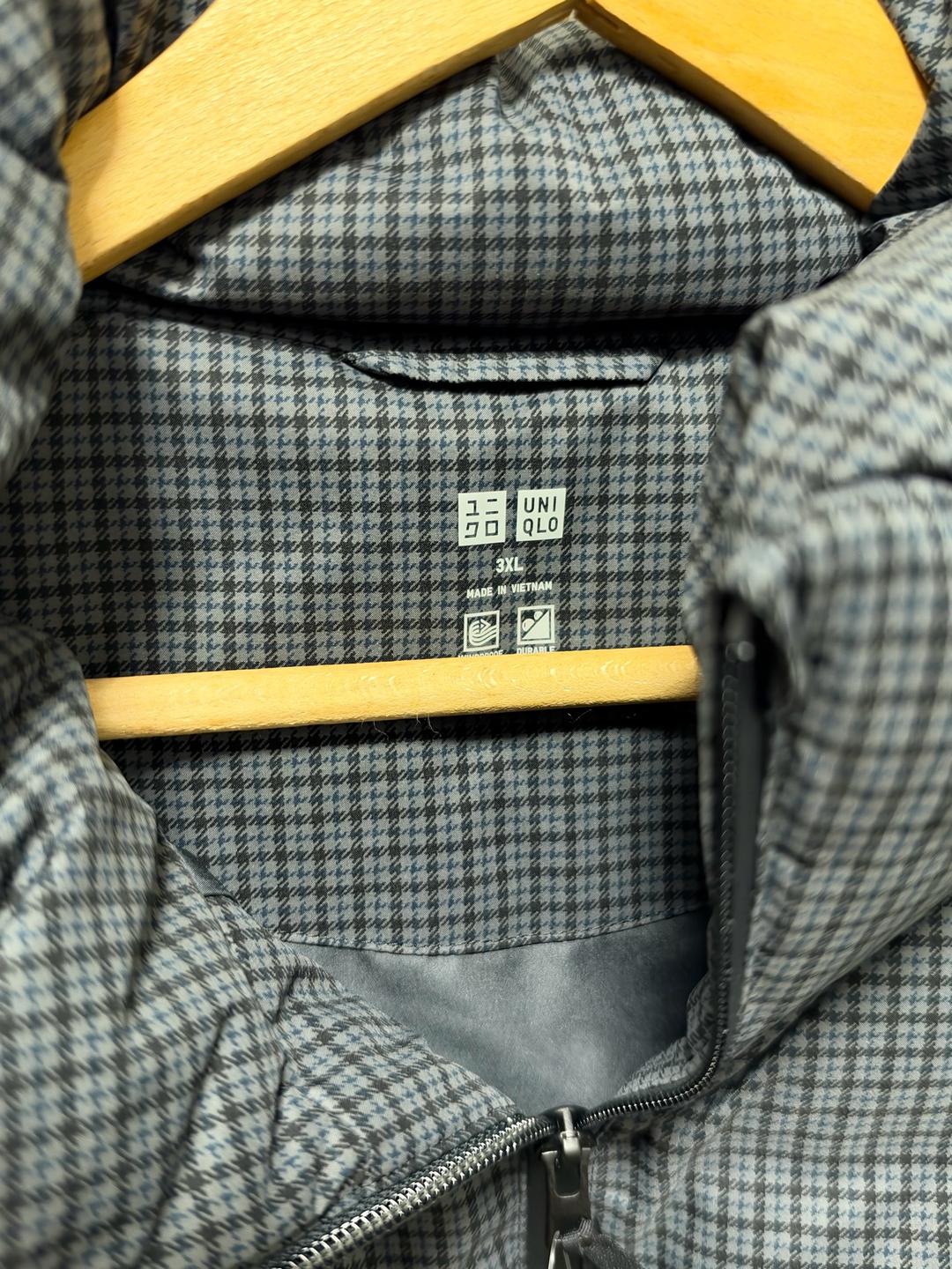 Uniqlo Женский пуховик UNIQLO в клетку — фото 2