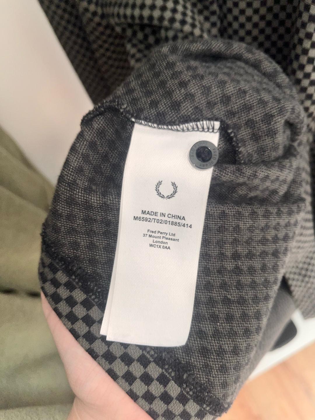 Fred Perry Fred Perry серая кофта — фото 2
