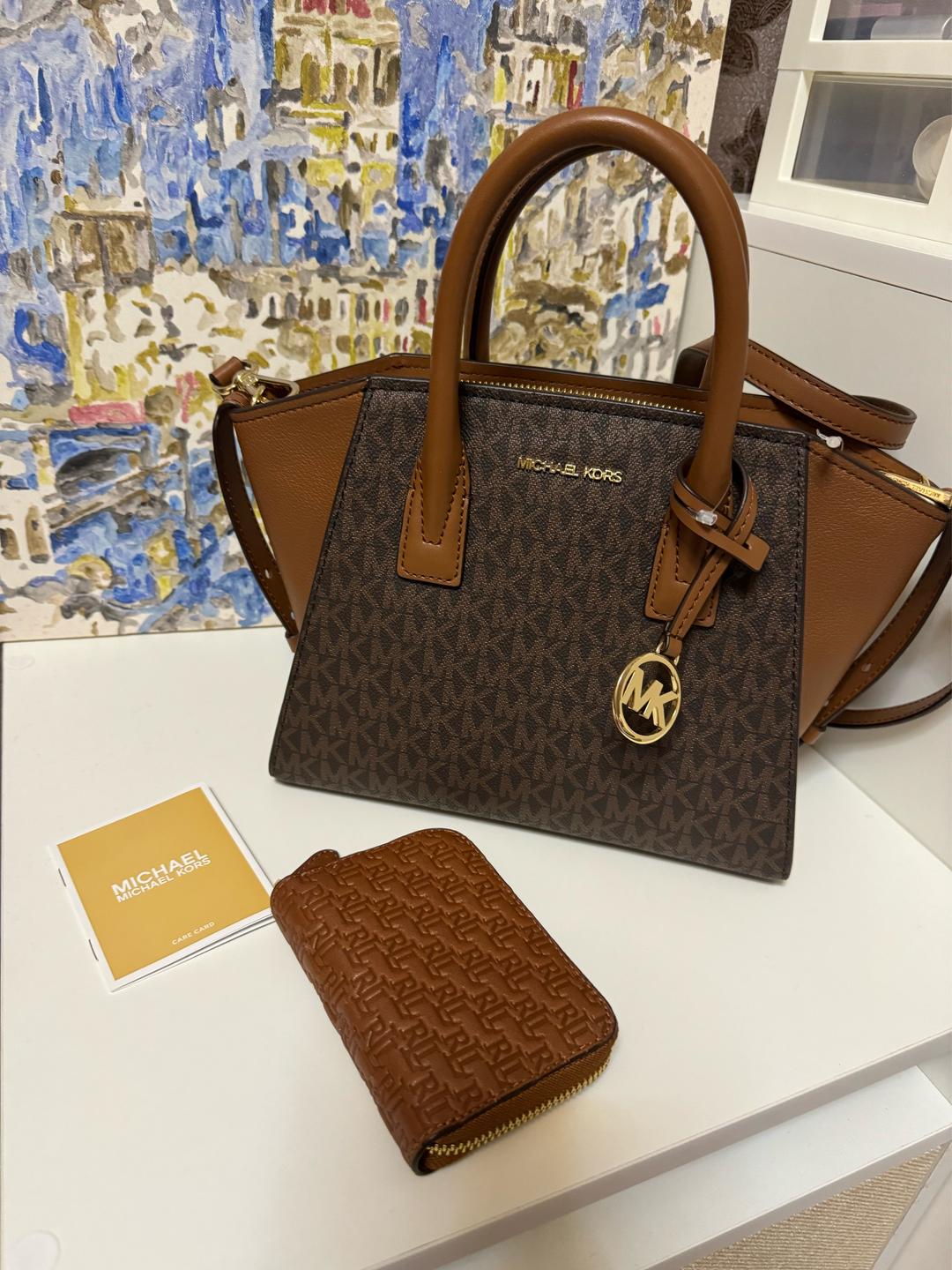 Michael Kors Сумка Michael Kors Michael Kors Avril Medium Satchel (оригинал) 🤎 — фото 2