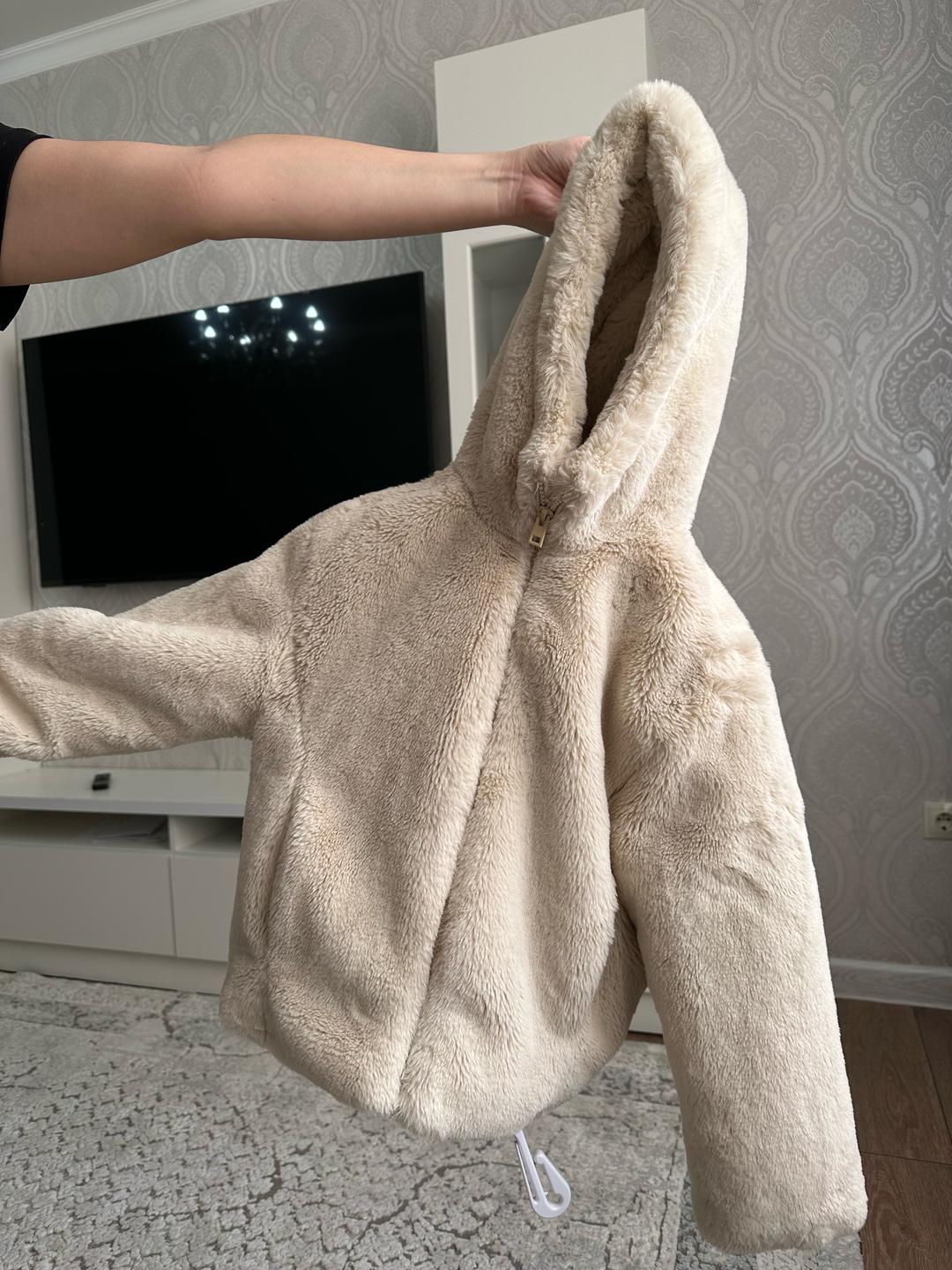 Zara Демисезонная шубка — фото 2