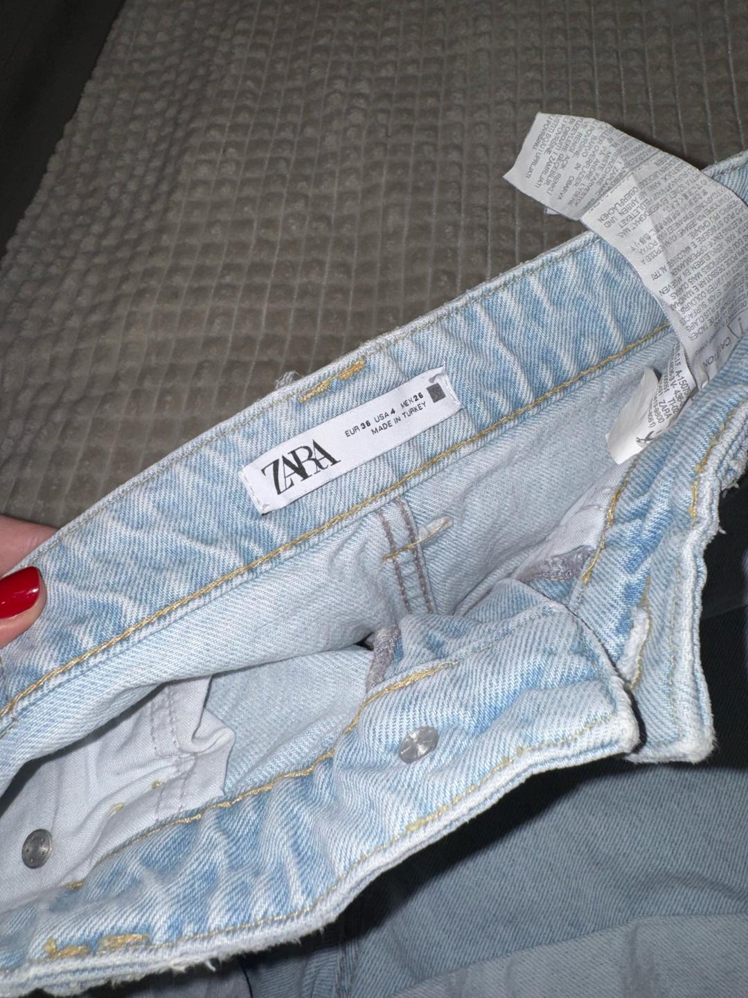 Zara Джинсовые шорты ZARA — фото 2