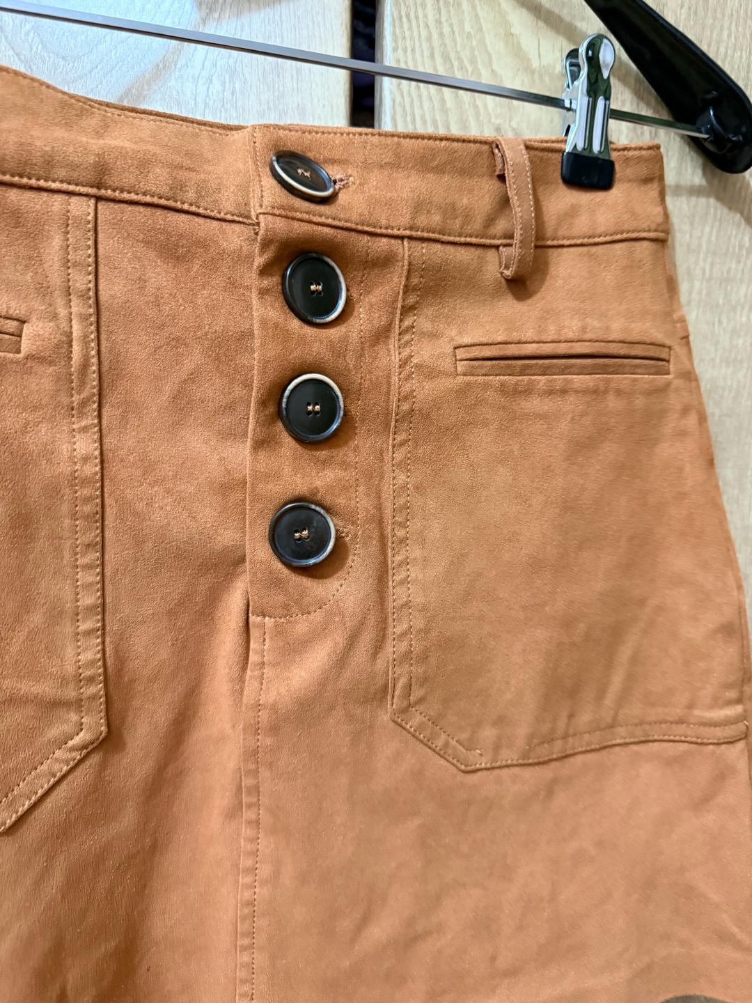 Zara Юбка Zara TRF под замшу — фото 2