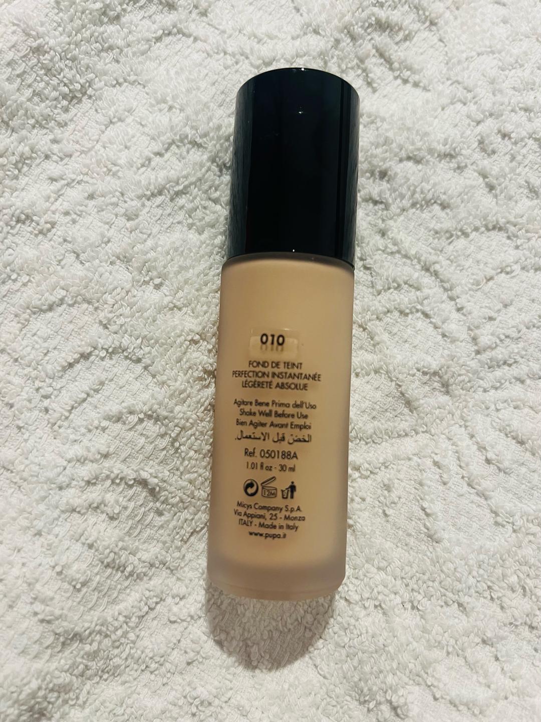 Pupa Водостойкий тональный крем Pupa Milano Wonder Me Waterproof Foundation. Тон 010 — фото 2