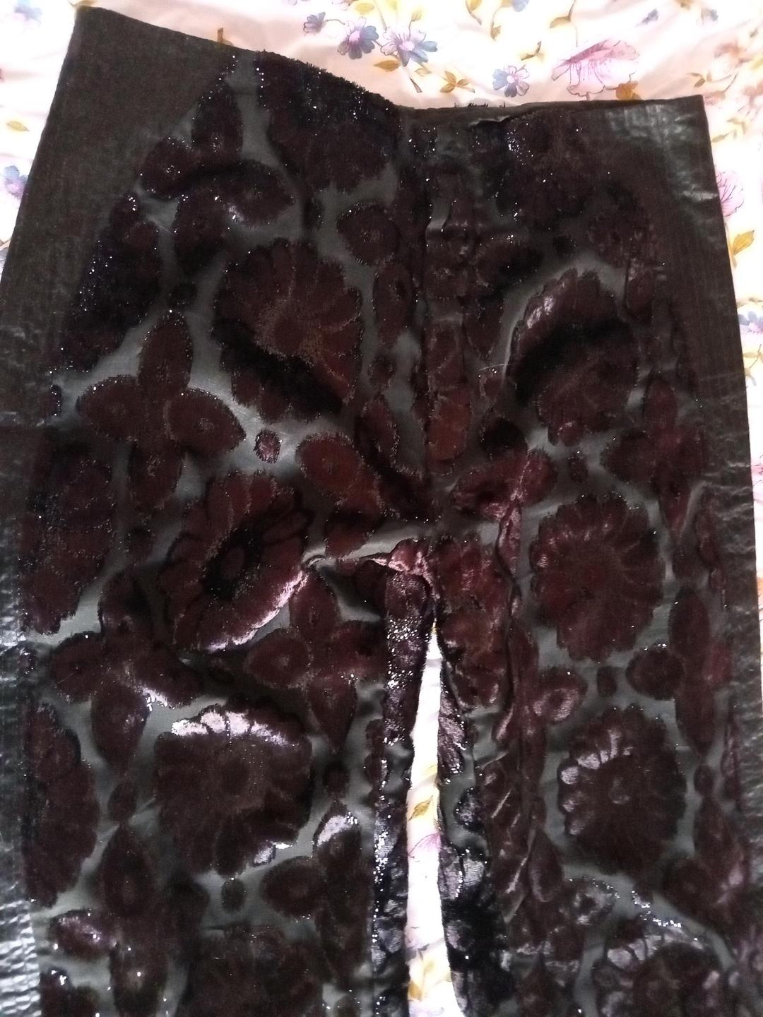 Винтаж Брюки из панбархата — фото 2