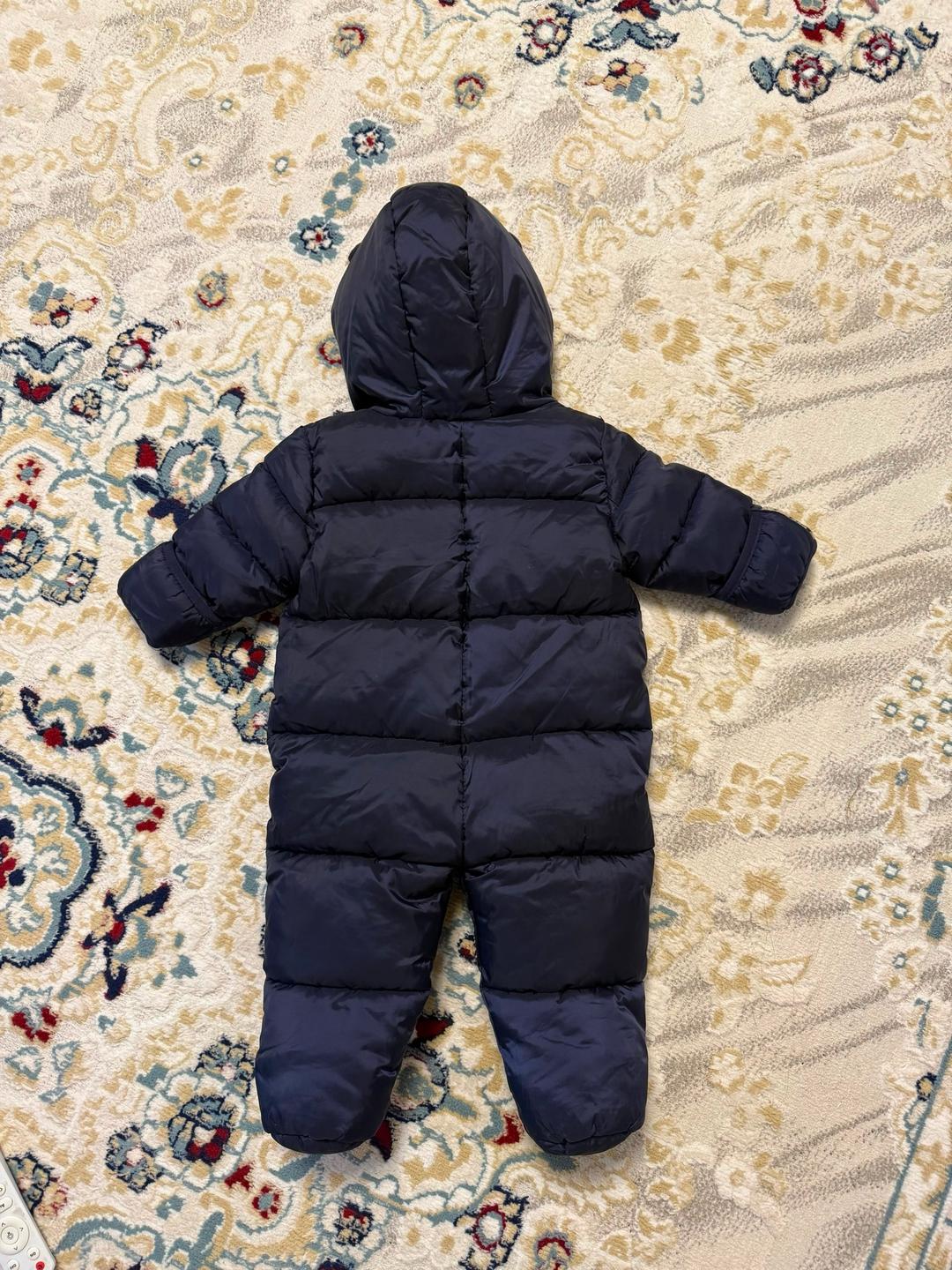 Baby Go Утепленный комбинезон с ушками для мальчика — фото 2