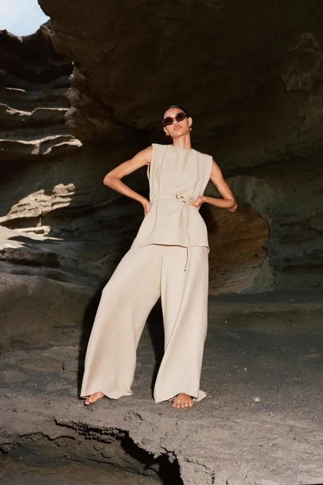 Zara Широкие брюки Zara — фото 2