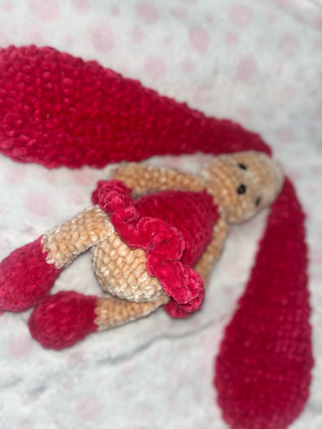 Handmade (ручная работа) Вязаная игрушка заяц — фото 2