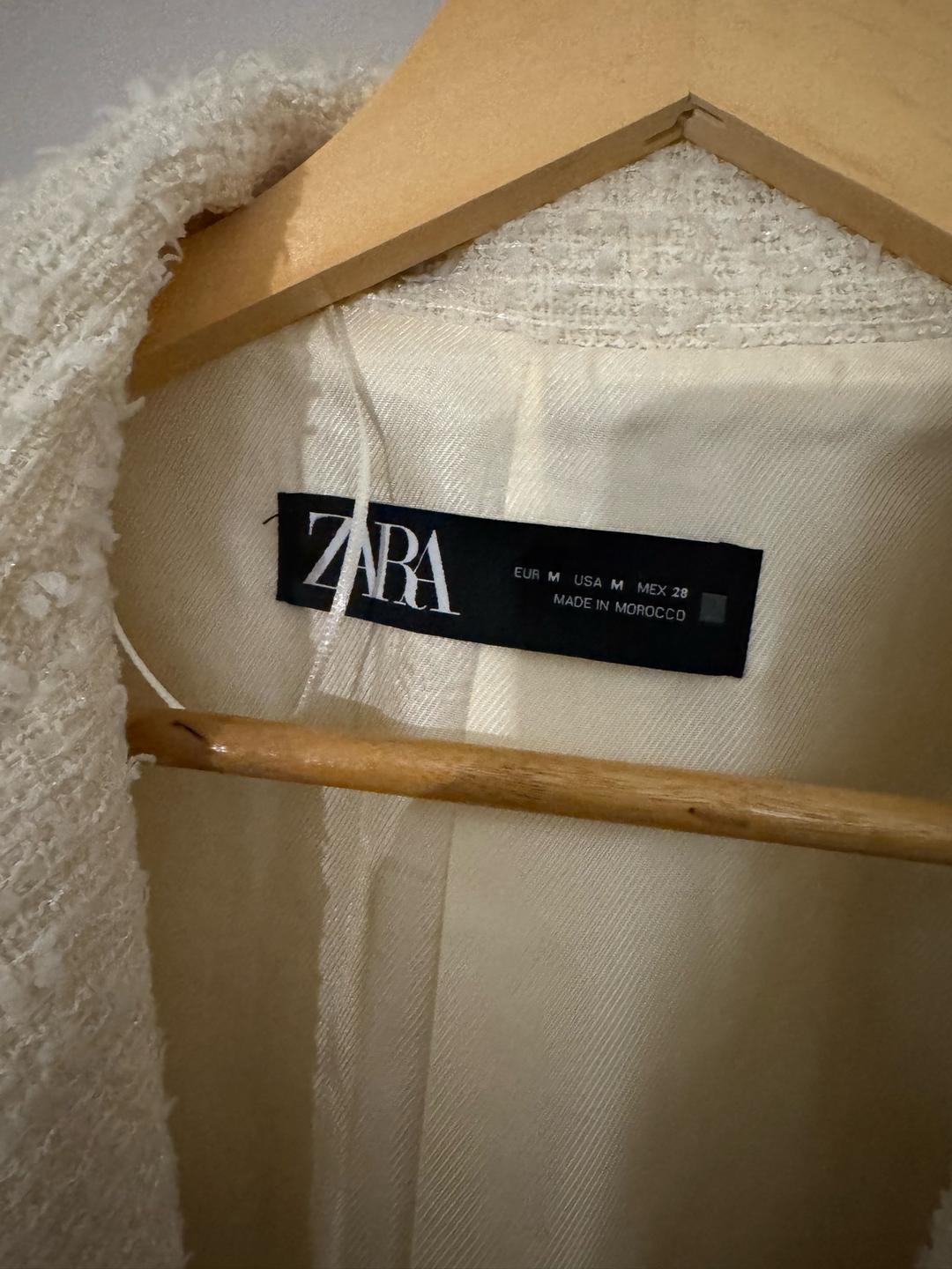 Zara ZARA Твидовый пиджак — фото 2