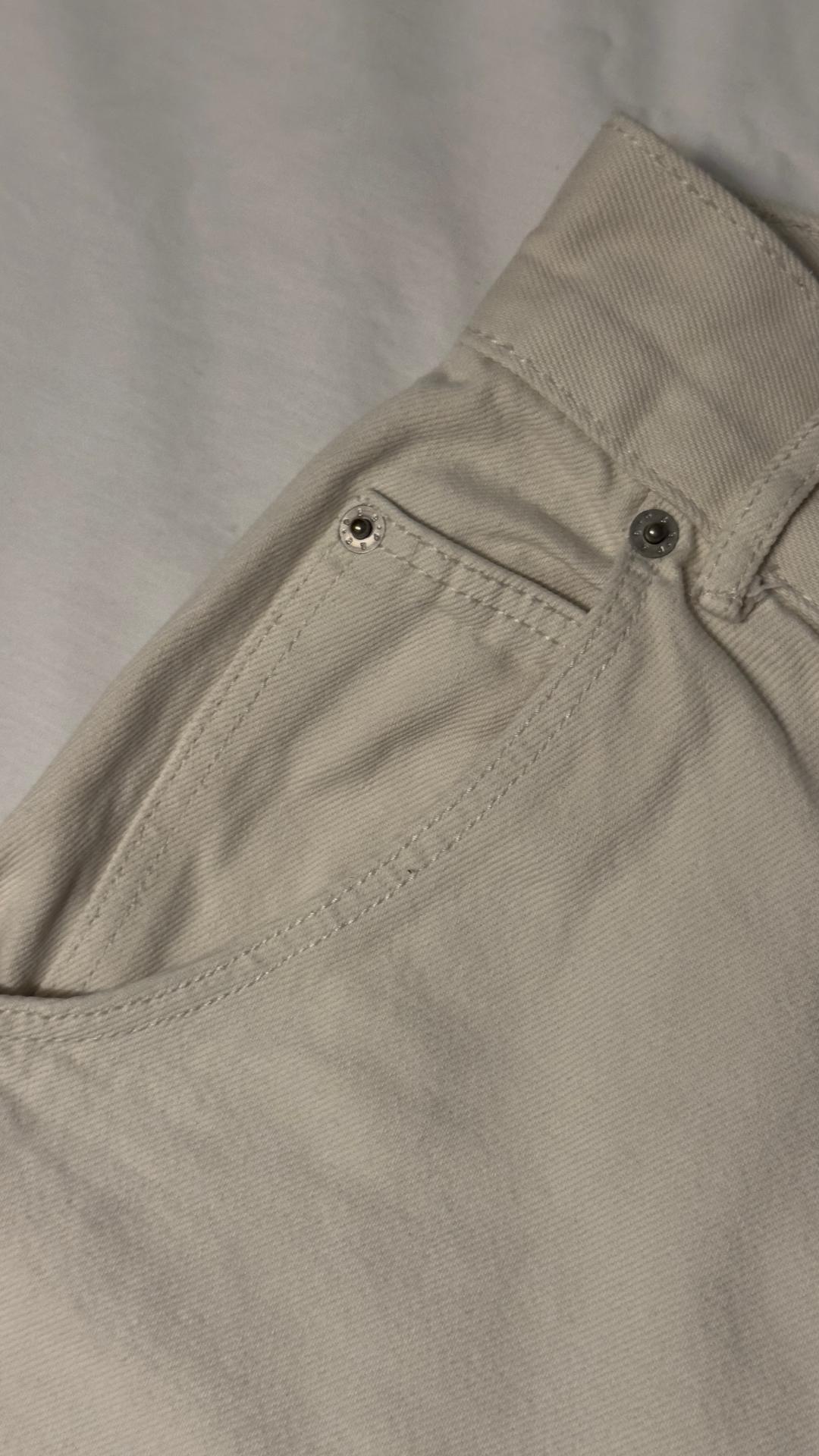 Pull & Bear молочные джинсы Pull&Bear — фото 2