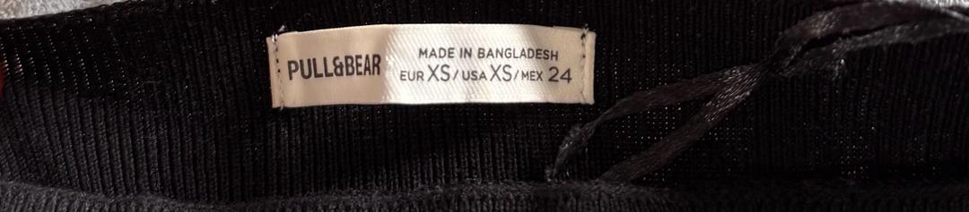 Pull & Bear Платье черное базовое длинное — фото 2