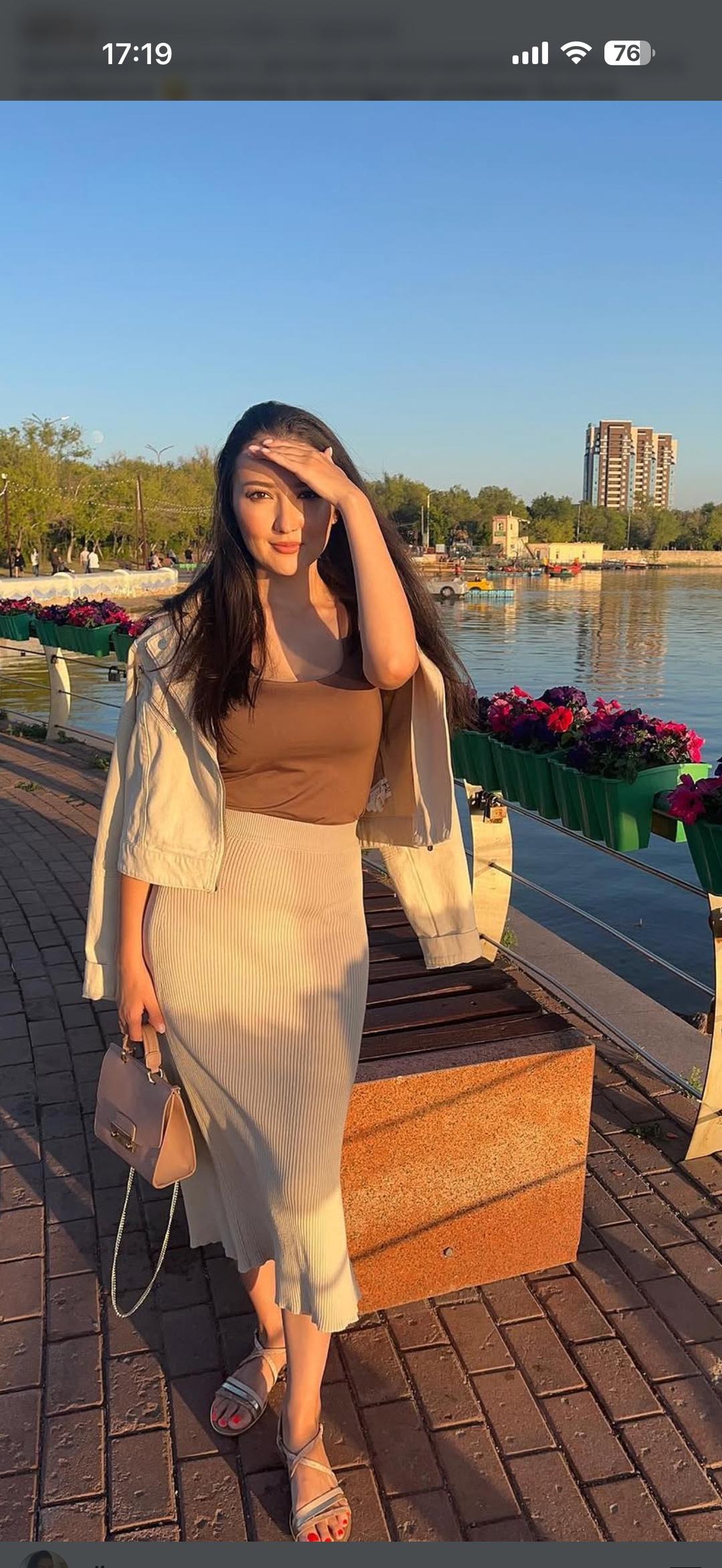 Topshop Трикотажная юбка миди — фото 2