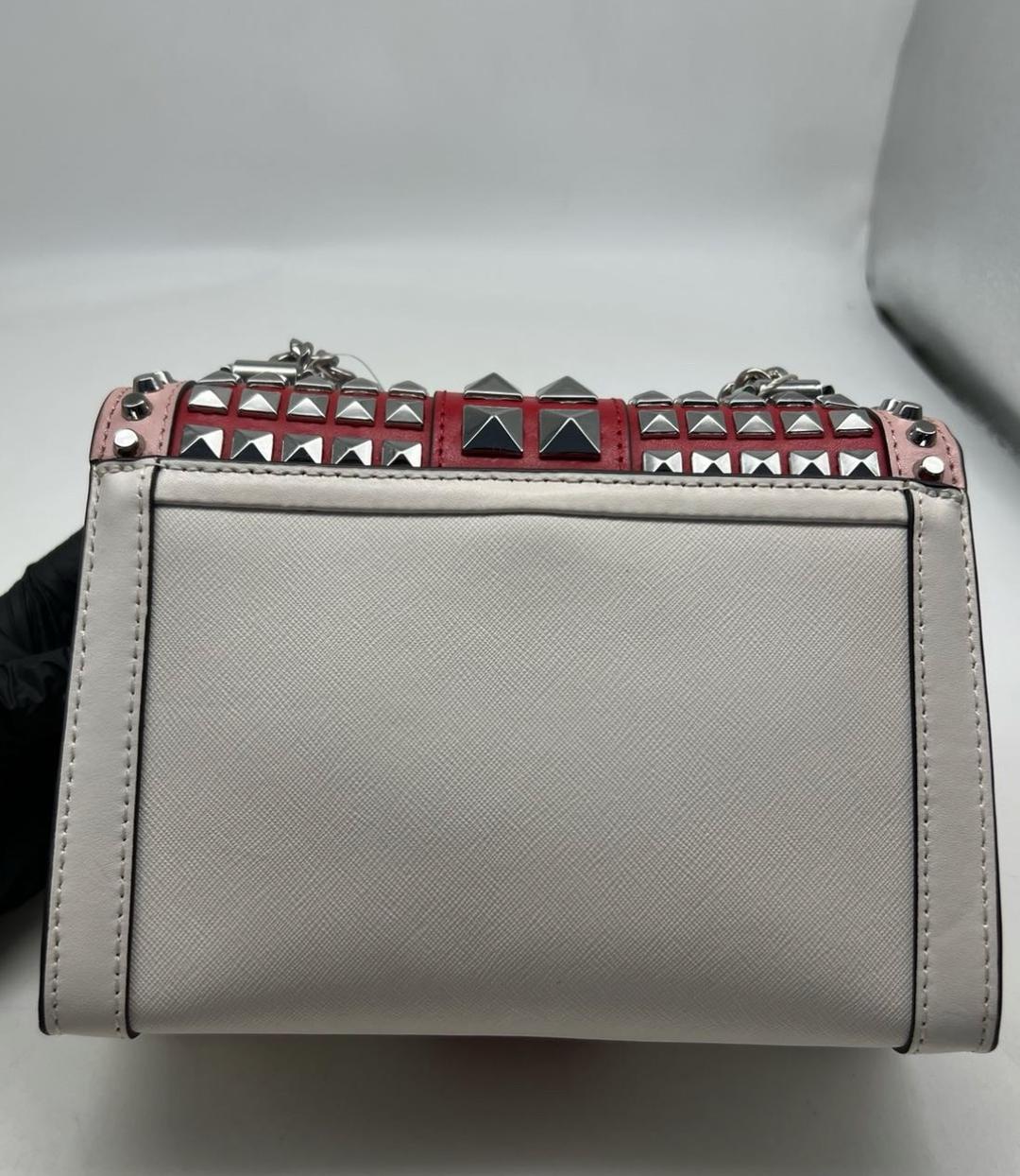 Michael Kors Сумка Whitney Small из кожи Saffiano с заклепками, трёхцветная — фото 2