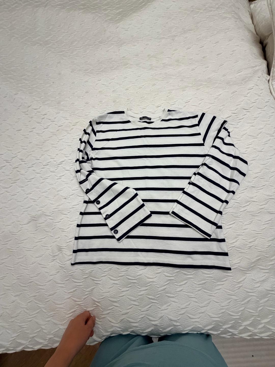 Zara Футболка в полоску Zara — фото 2