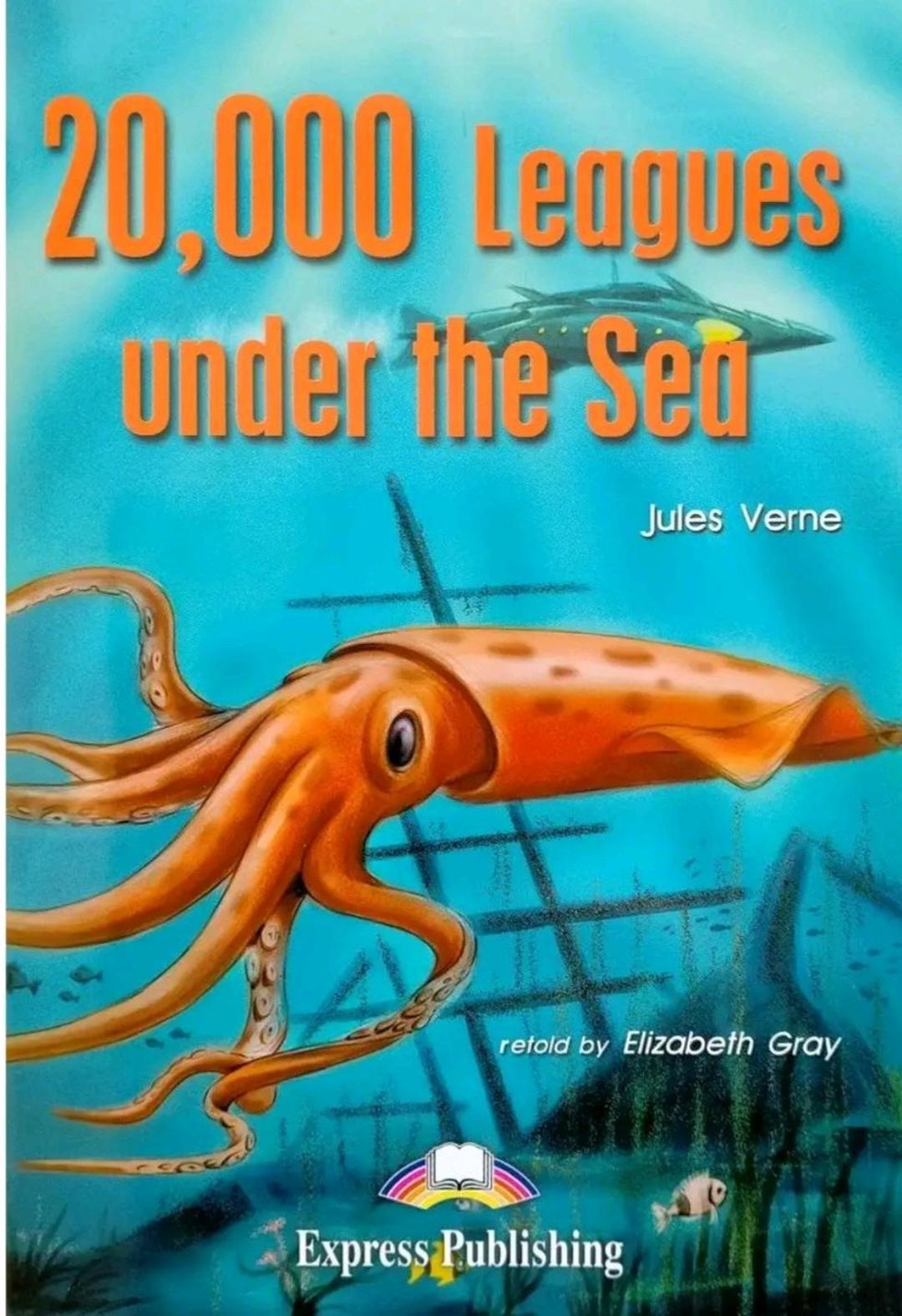 Жюля Верна Адаптированная книга «20,000 Leagues Under the Sea» — фото 2