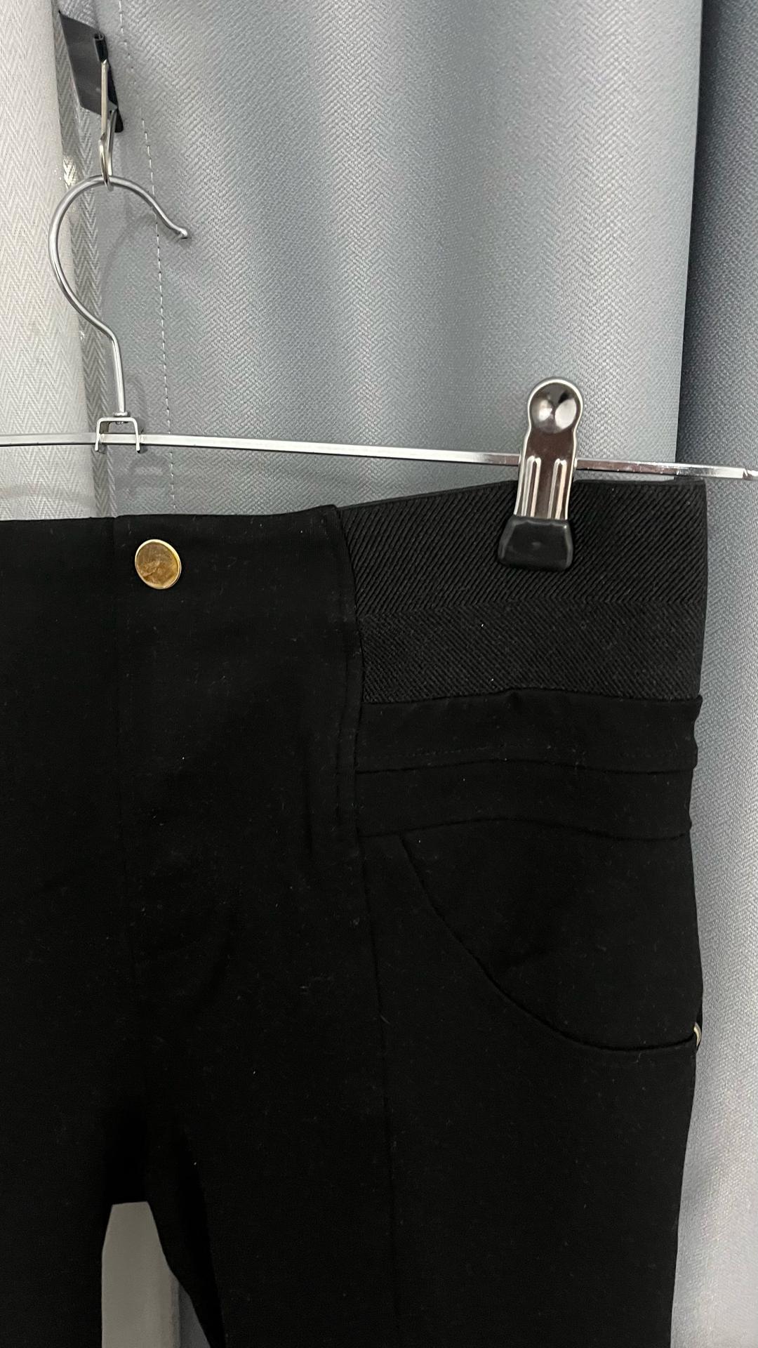 Zara Черные брюки на резинке Zara — фото 2