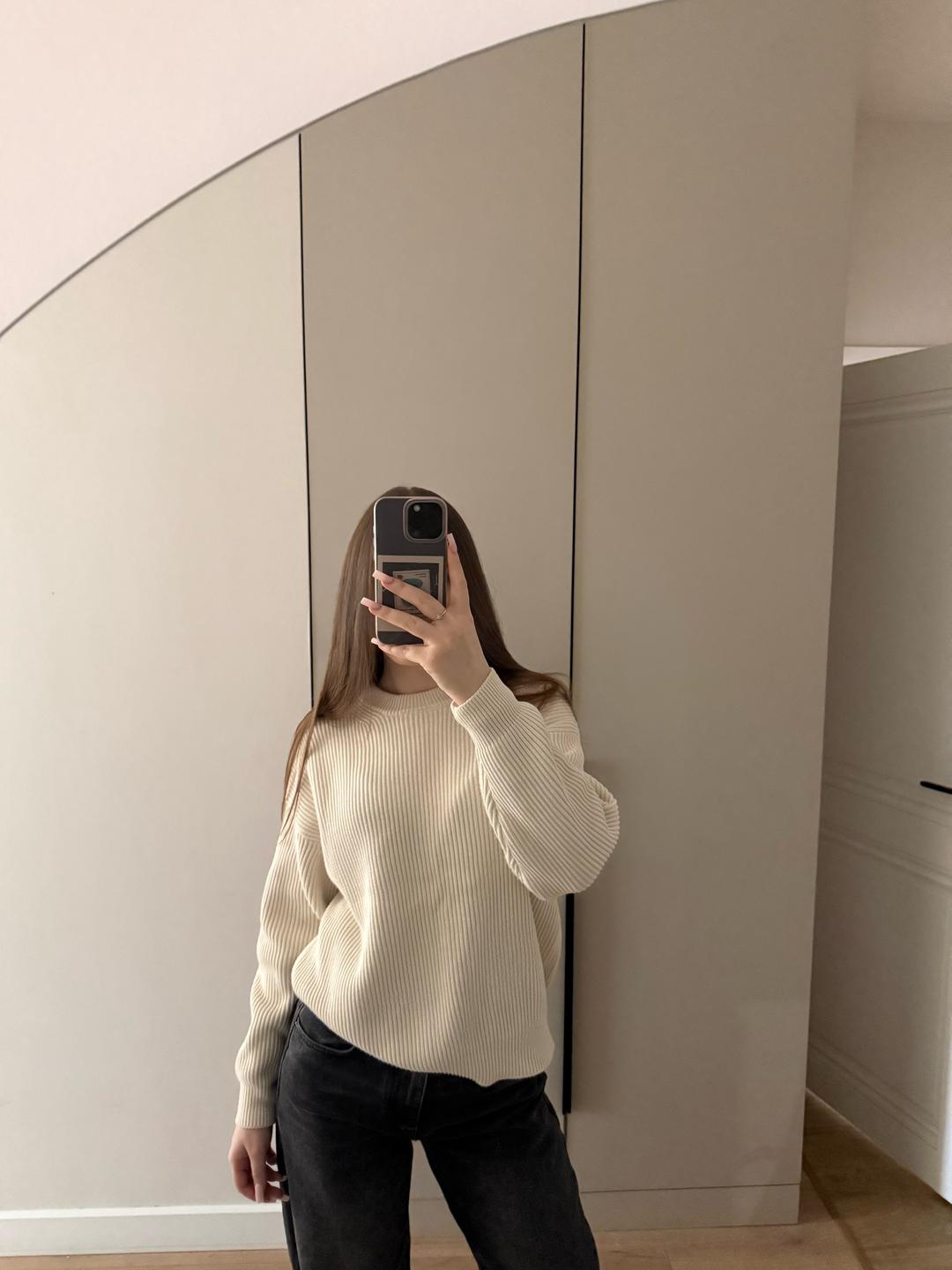 Zara бежевый свитер ZARA — фото 2