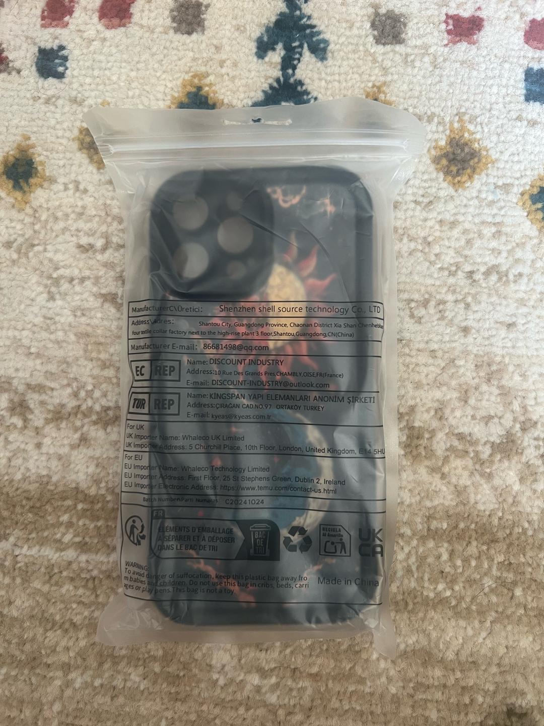 Нет бренда Чехол для iPhone 13 Pro Max с принтом солнца и луны — фото 2