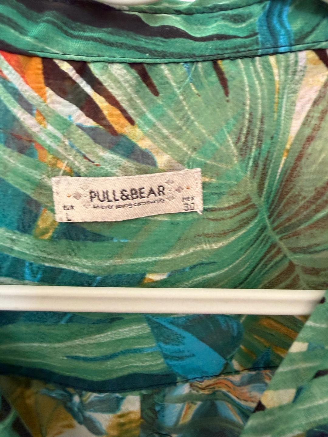Pull & Bear Блузка женская шифон — фото 2