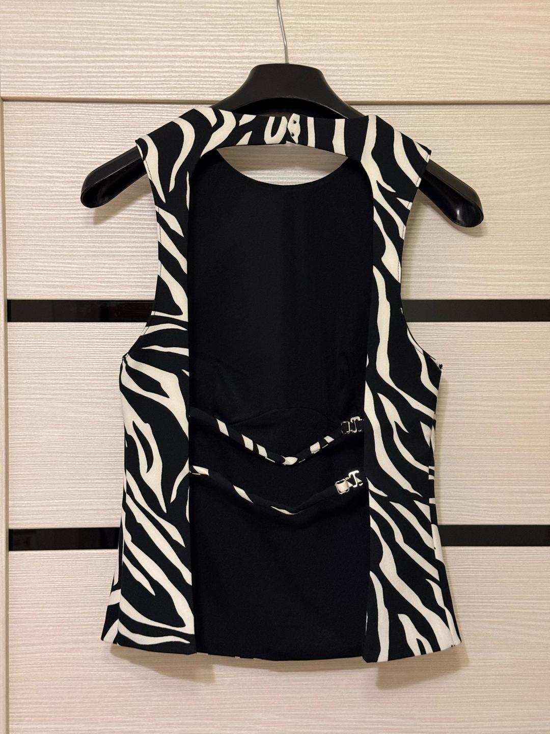 Zara Топ с принтом зебра — фото 2