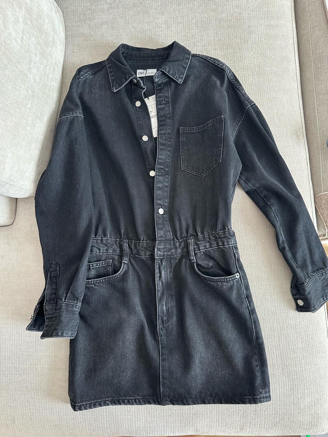Zara ZARA платье рубашка из джинсы — фото 2