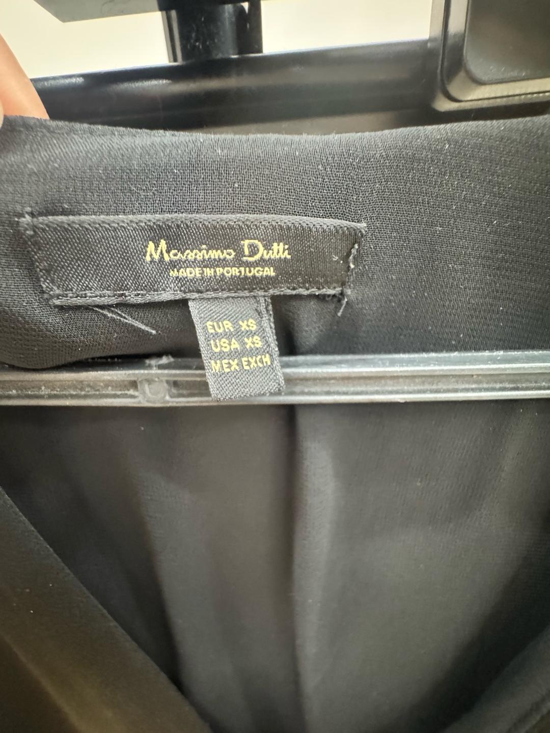 Massimo Dutti Платье черное — фото 2