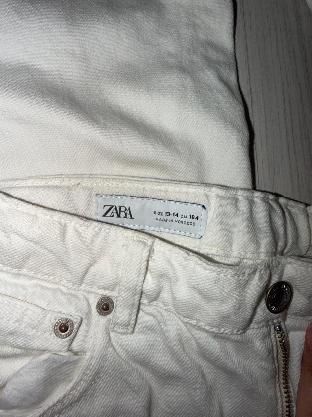 Zara Белые джинсы Zara — фото 2