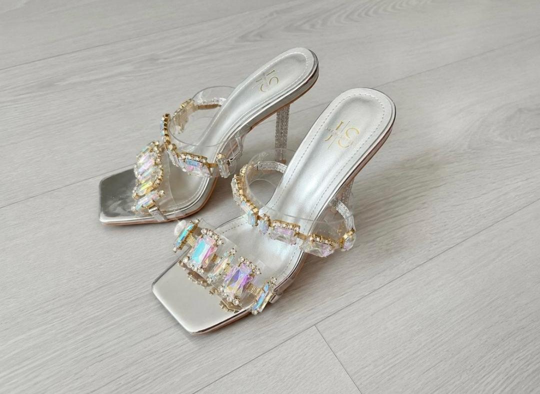 Jasmine Shoes Босоножки с кристаллами — фото 2