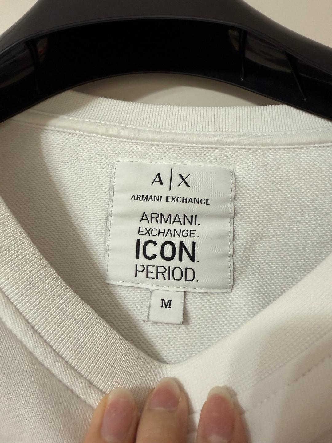 Armani Exchange белый свитшот Armani Exchange — фото 2