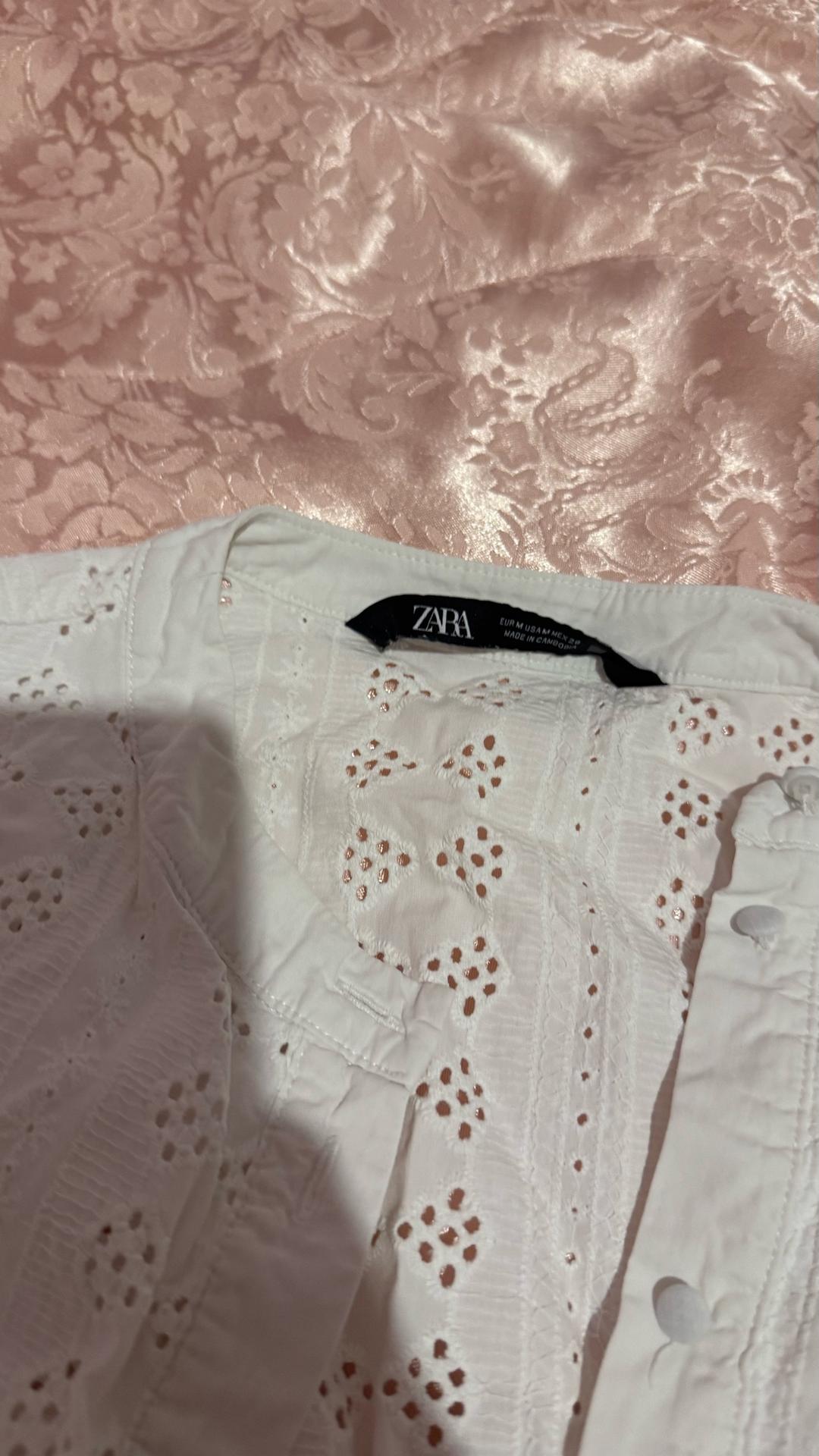 Zara Блуза Zara с вышивкой — фото 2