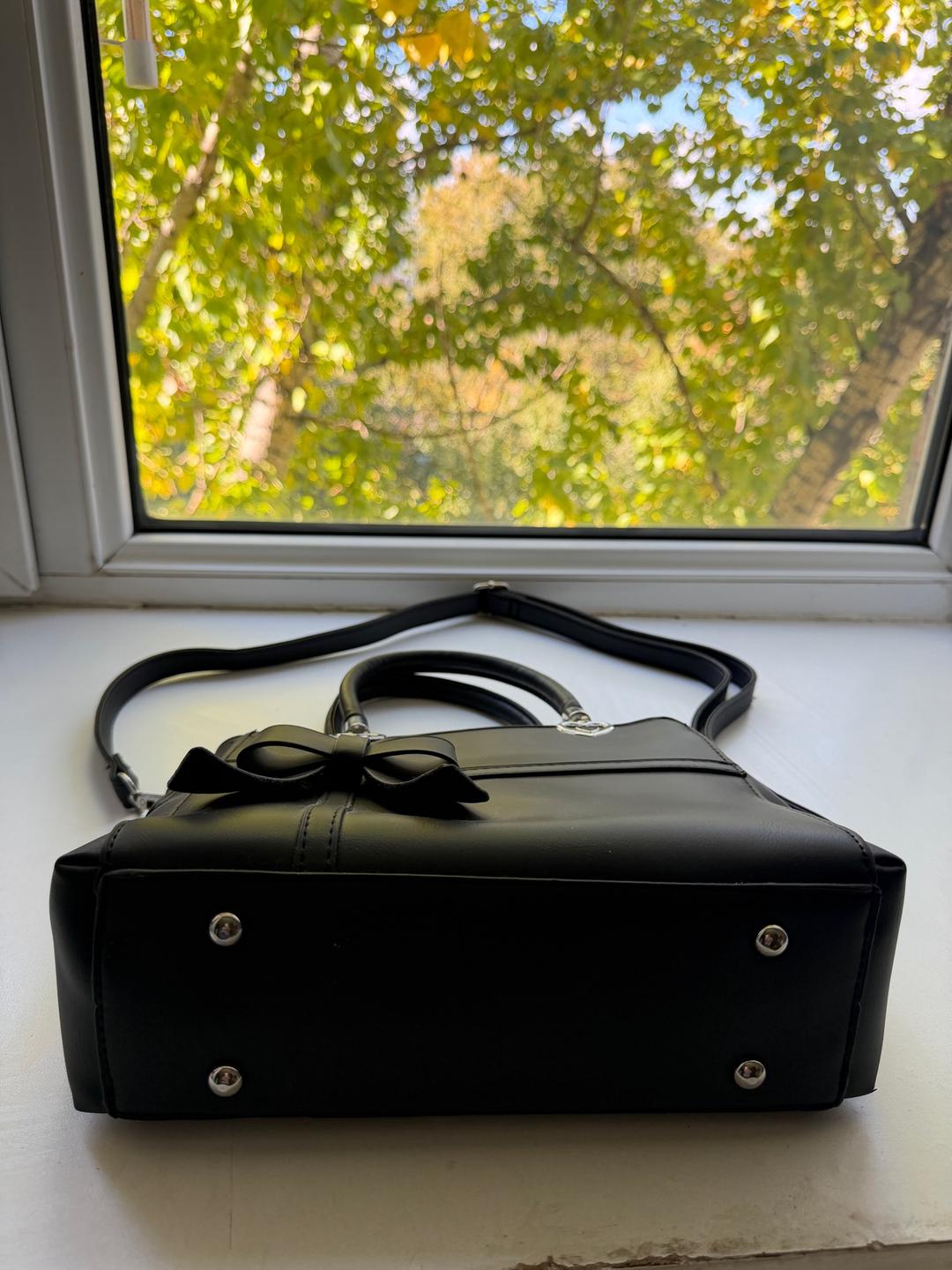Ebags Черная сумка с бантиком — фото 2
