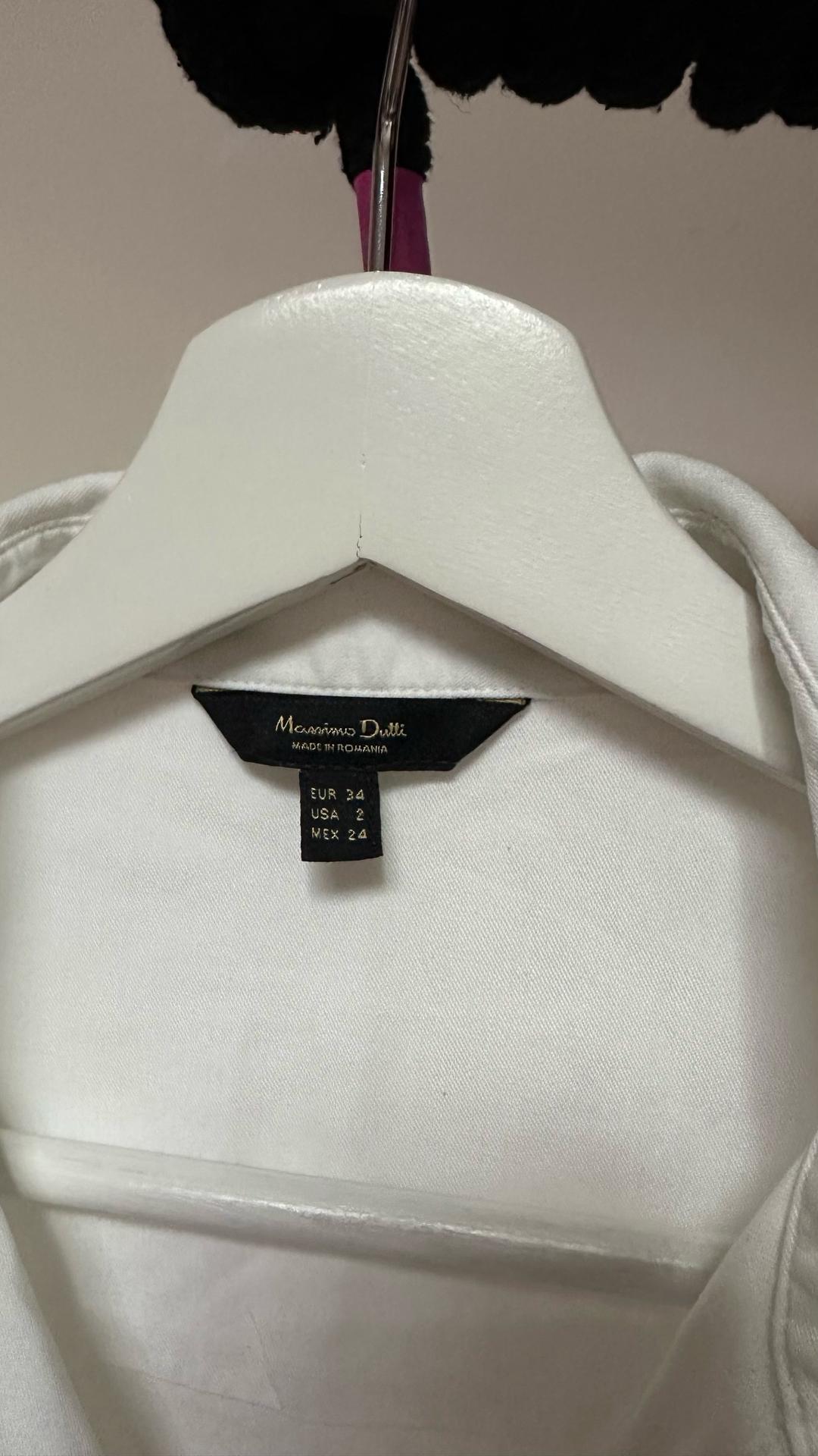 Massimo Dutti Белая рубашка Massimo Dutti — фото 2