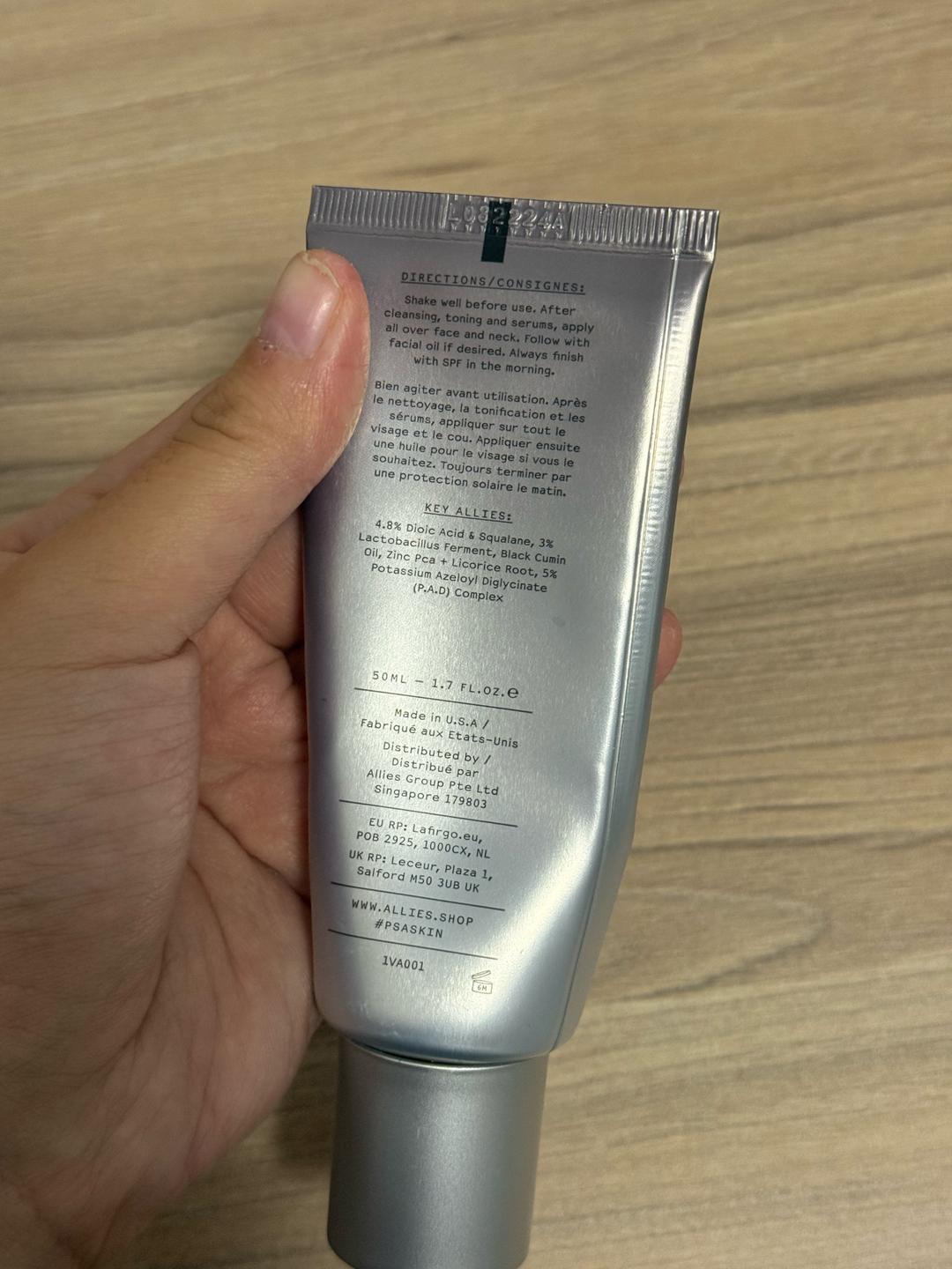 PSA Увлажняющий крем для лица PSA Silver Lining — фото 2