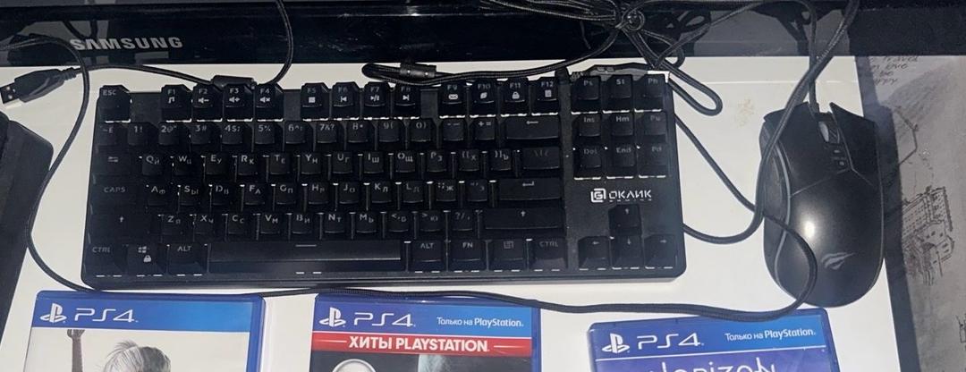 ps4 Клавиатура и мышка/ диски на пс 4 — фото 2
