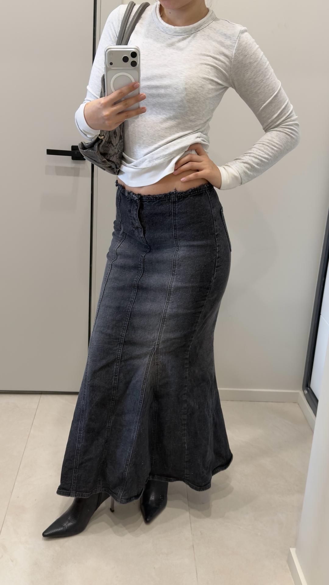 Bershka джинсовая юбка — фото 2