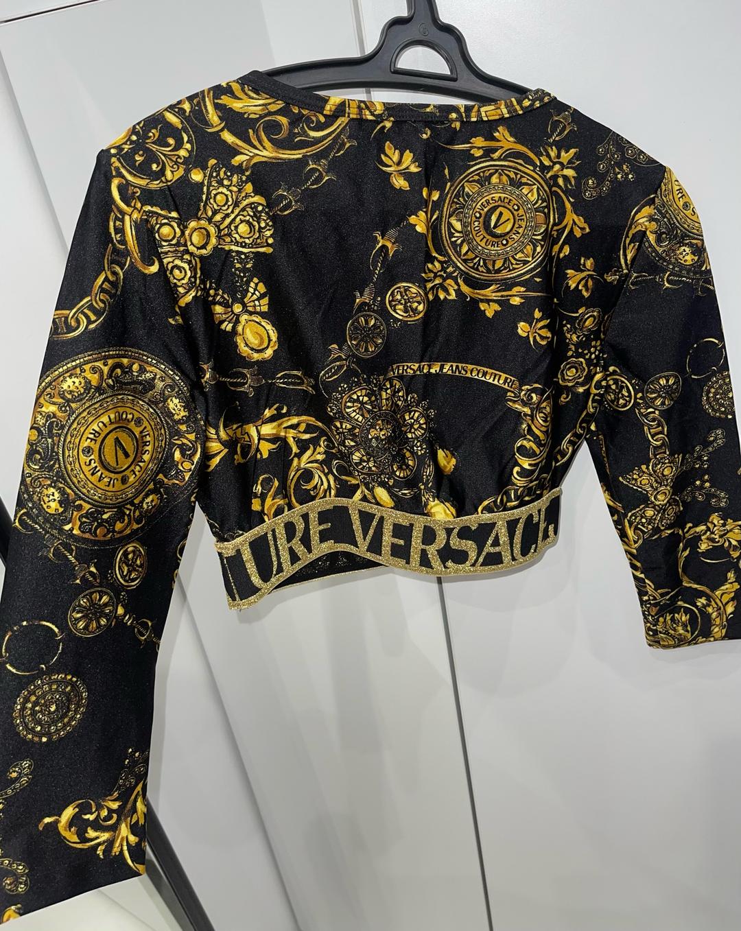 Versace Versace Jeans Couture укороченный топ — фото 2