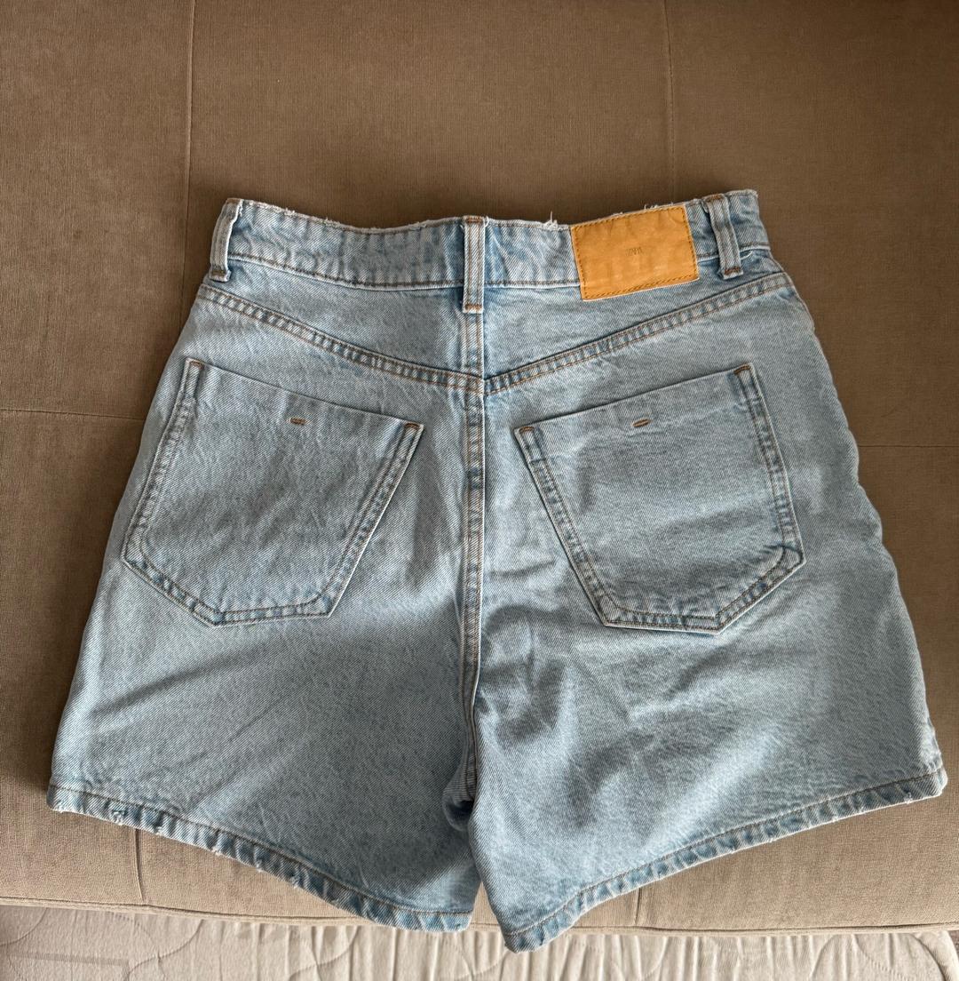 Zara Джинсовые шорты ZARA — фото 2