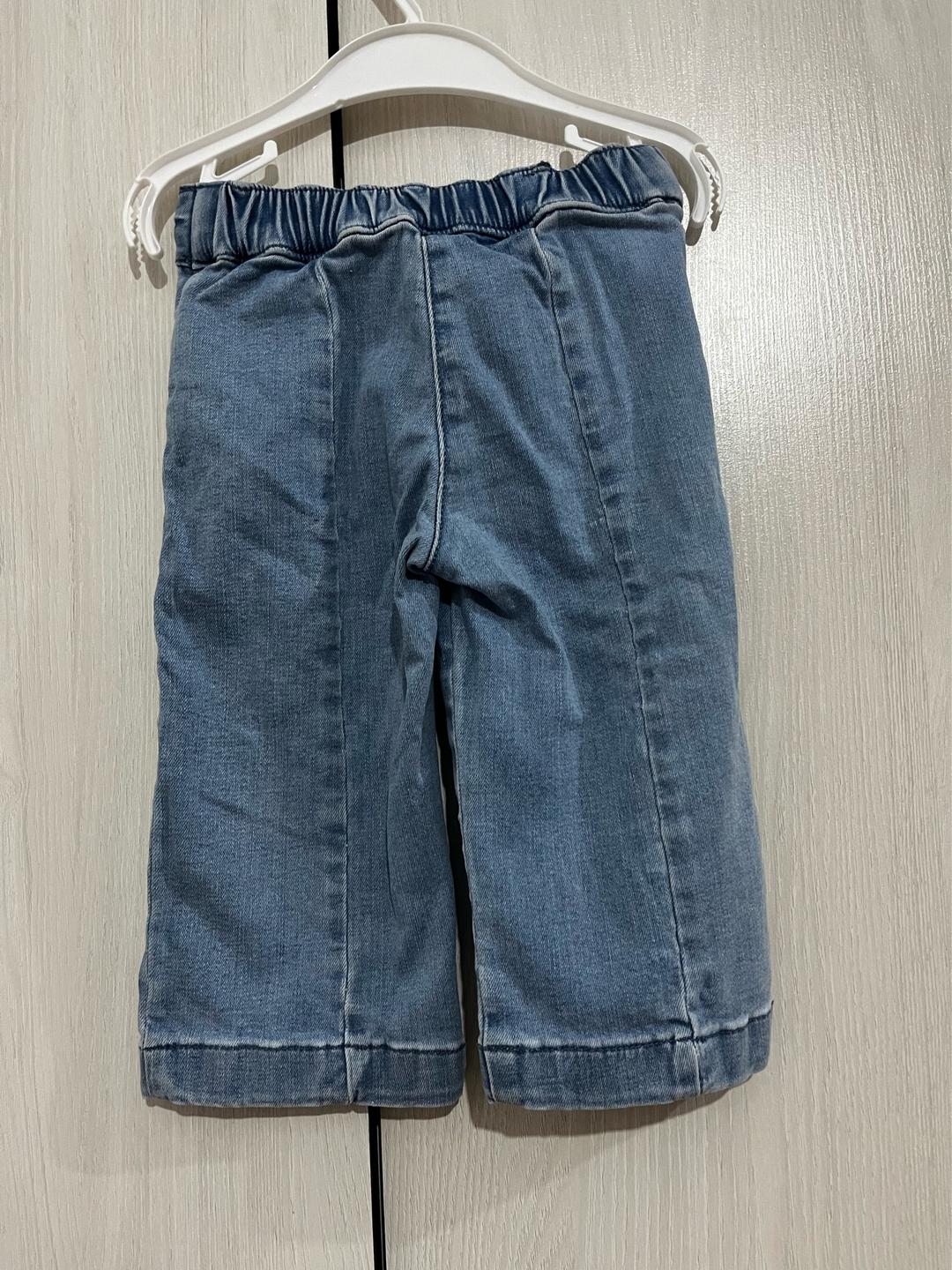 LC Waikiki Джинсы для девочки укороченные широкие — фото 2