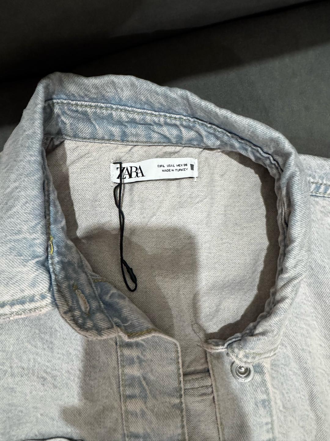 Zara Джинсовая рубашка ZARA — фото 2