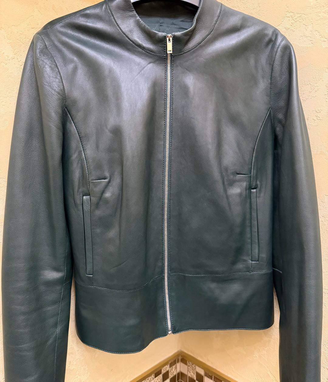 Massimo Dutti Кожаная куртка — фото 2