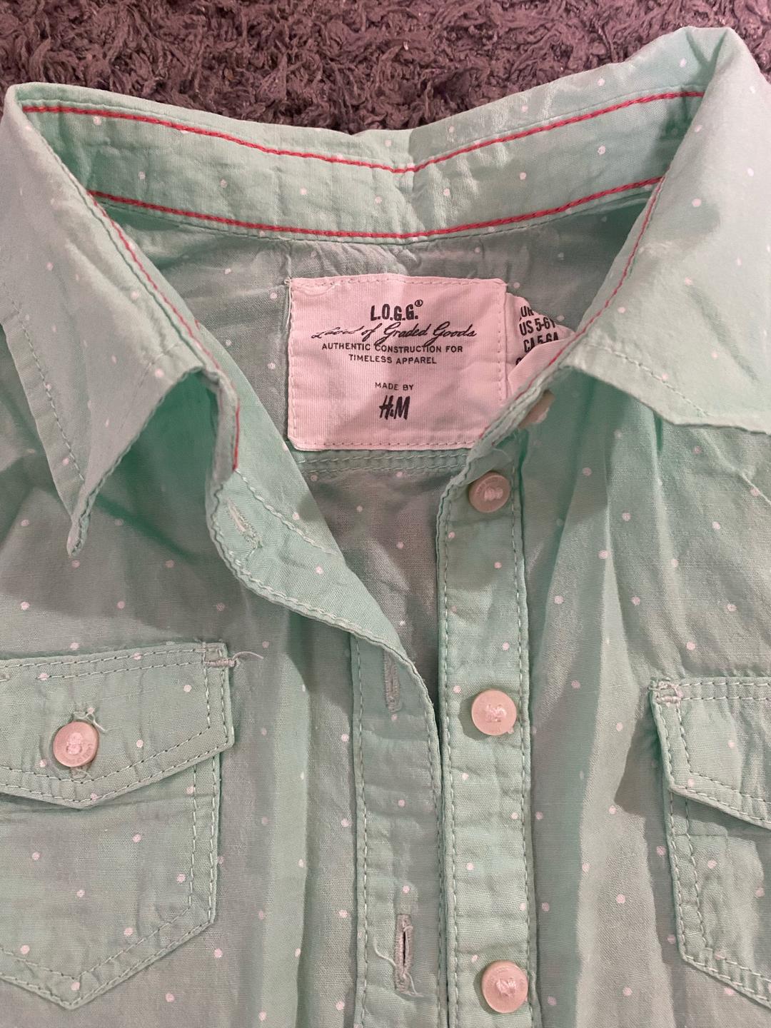 H&M Рубашка H&M в горошек — фото 2