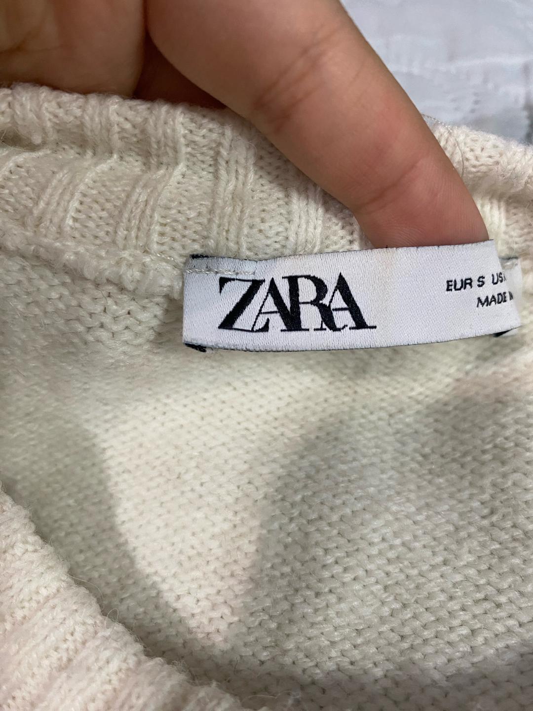 Zara Беживый свитер Zara — фото 2