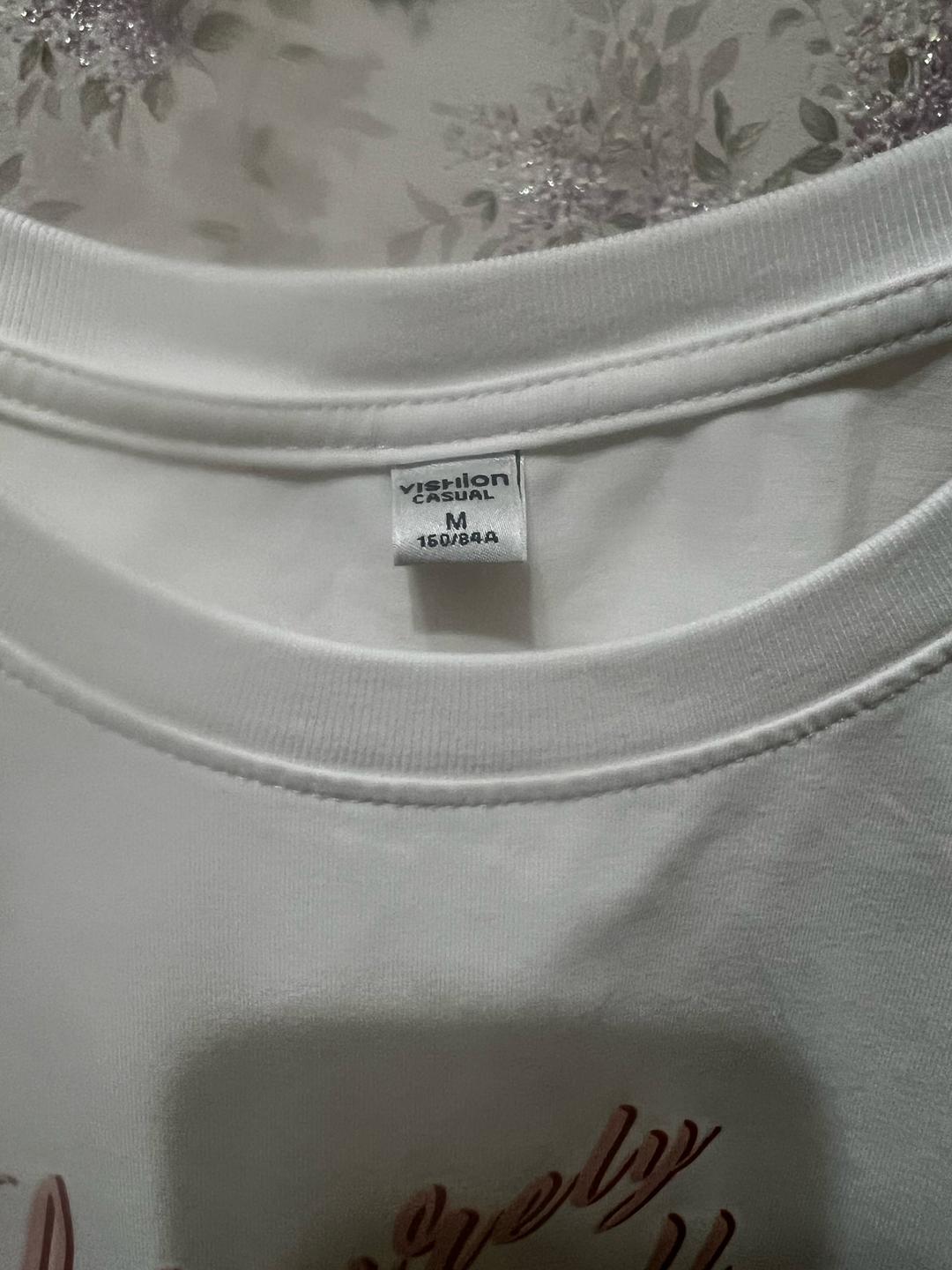 vishion casual Белый футболка — фото 2